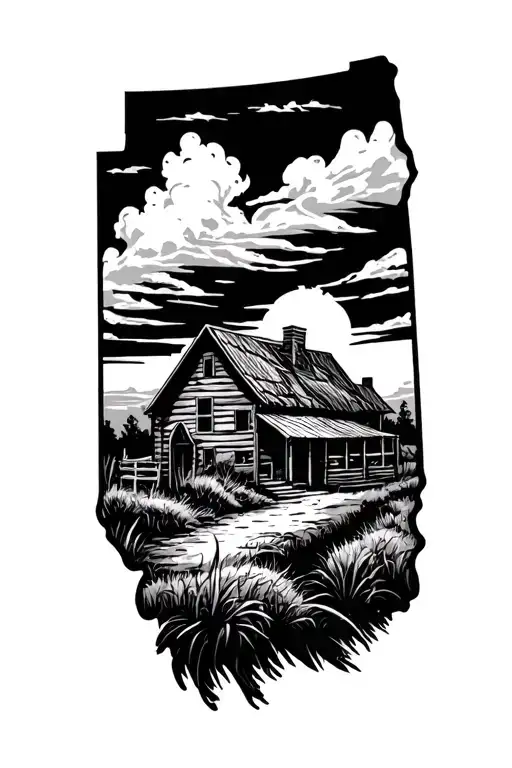 Oklahoma Homestead Landscape