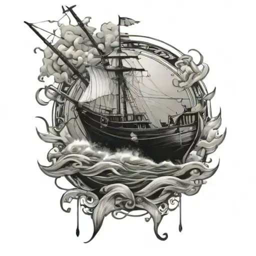 Boat Storm Fishing Guitare