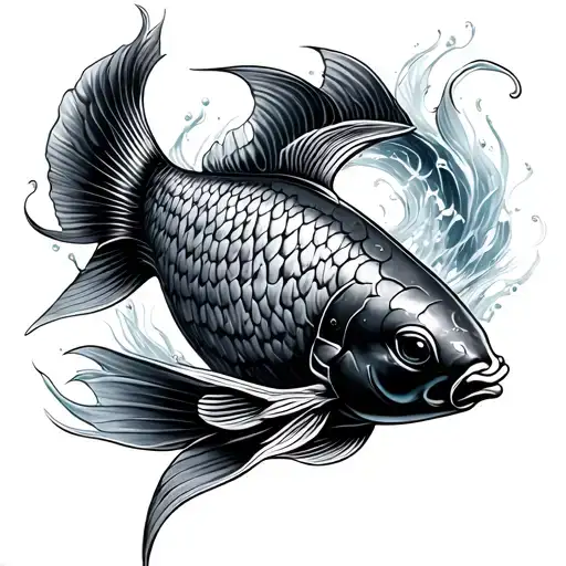 Koi Fish Detailed