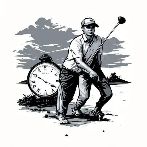 Golf And Time And Son