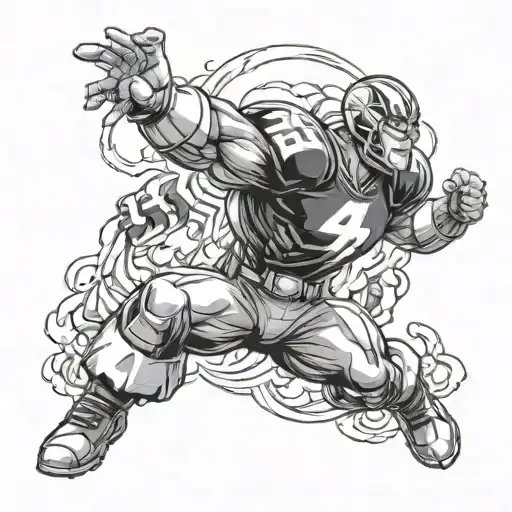 Incorporate Marvel Vs Capcom Characters Playing A Football Game With Las Vegas Raiders Jerseys