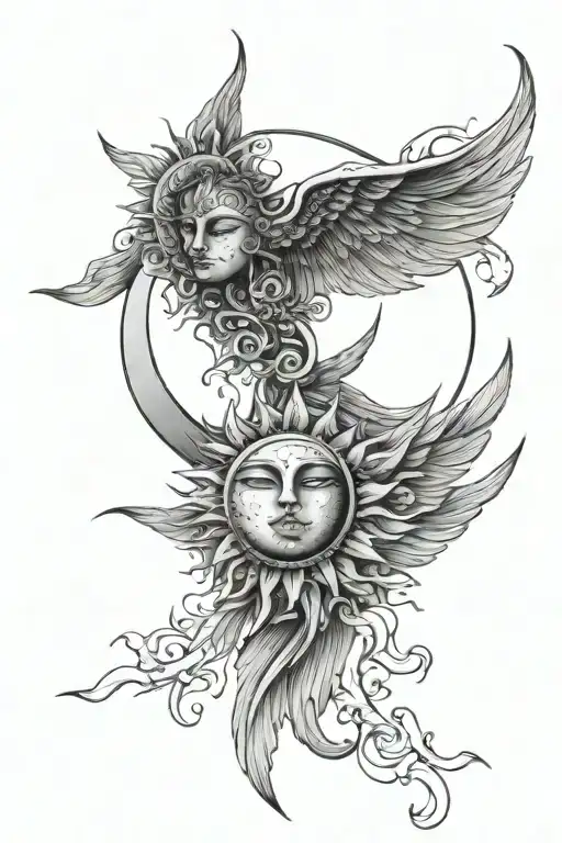 Moon Sun Wings