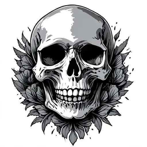 Outdoor Skull Surrounded