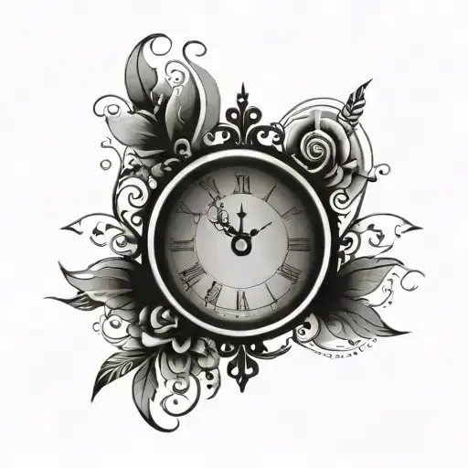 Clock And Calendar With Daughters Name