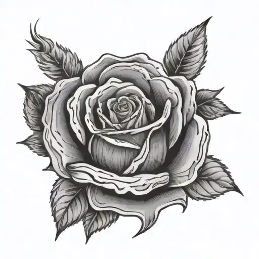 13 April 1941 Popsy Dube With Rose Intertwined