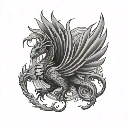 Liverbird Plus A Dragon