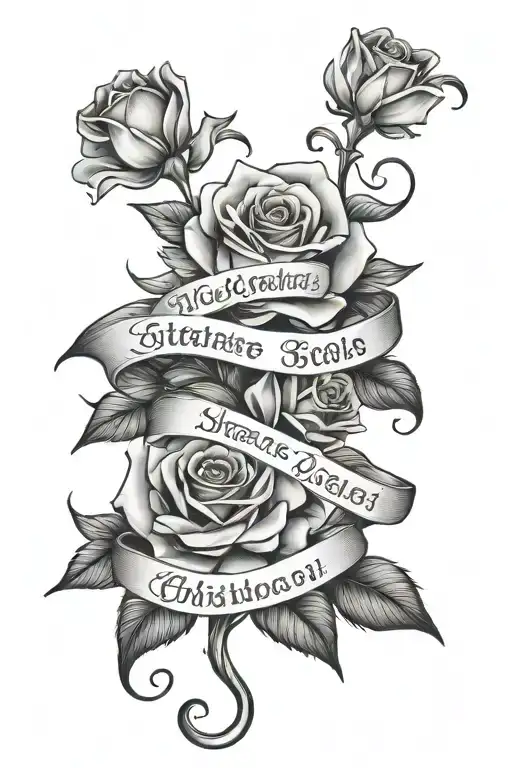 Simple Design Three Names With Date