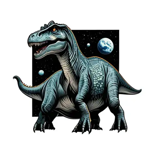 Dinosaurs In Space Themed