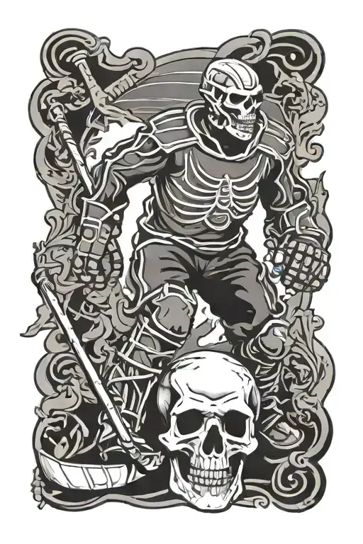 Hockey Skeleton