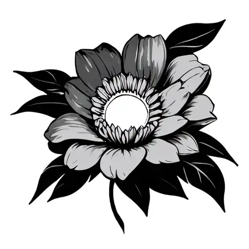 Thailand And Flower And Sun