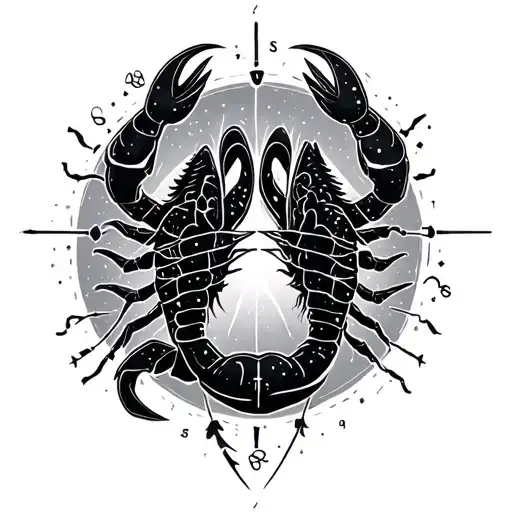 Constellation Of The Virgin And Scorpio