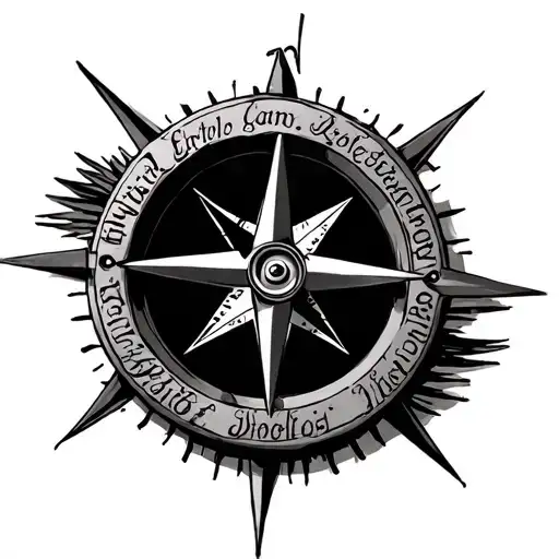 Compass With Peoples Names Incorporated