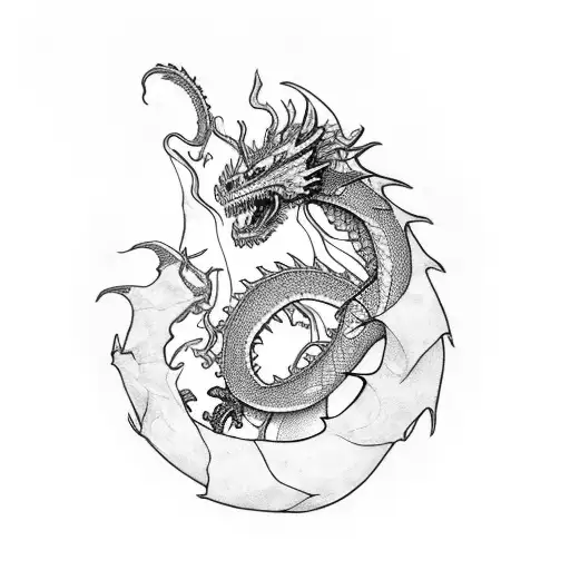 Academic Book With A Dragon Emerging From Its Pages