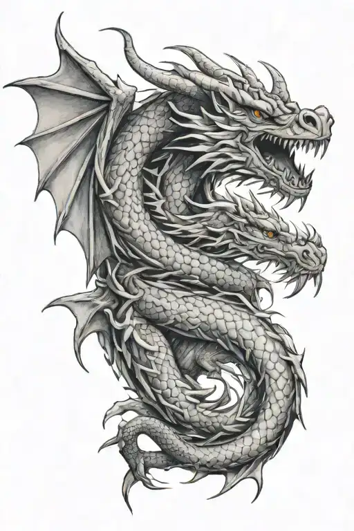 Dragon Around The Shoulders