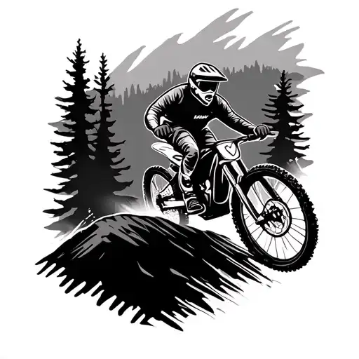 Downhill Mountain Biking Scene