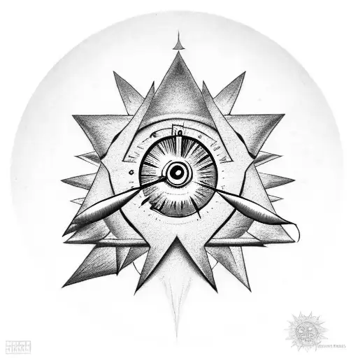 All Seeing Eye And Clock
