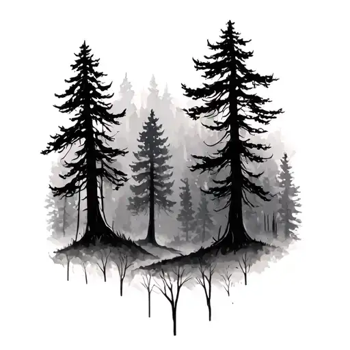 Forest With Trees