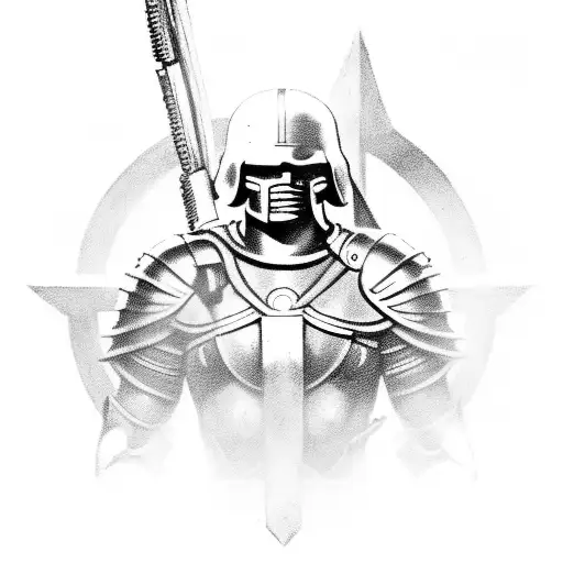 Spartan Soldier Going Into War