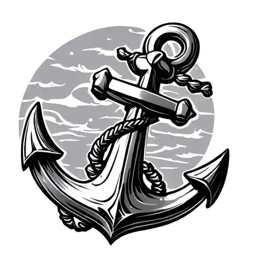 Anchor Tattoo On Hand