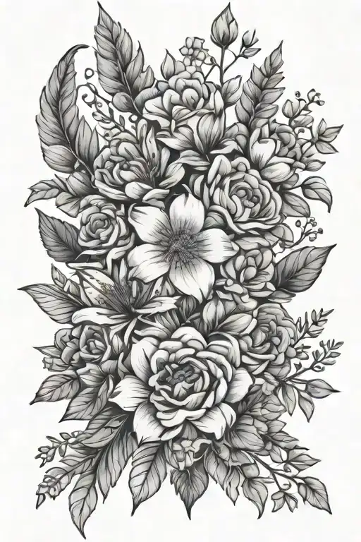 Birth Flower Bouquet