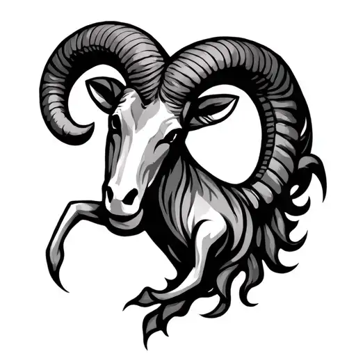 Aries Zodiac Symbol With Costallation