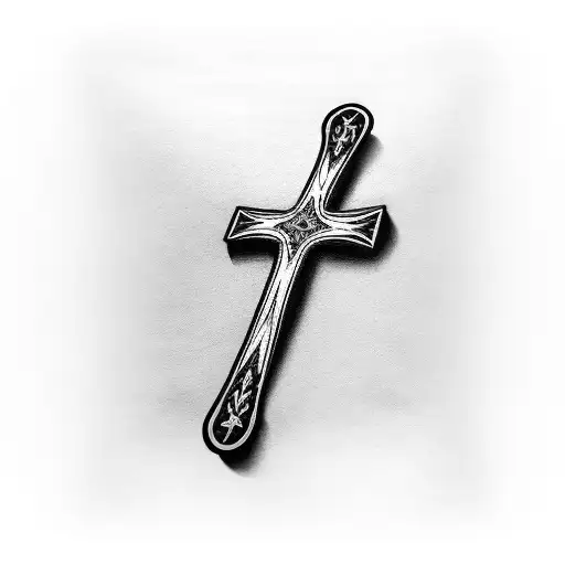 Arm Band With Christian Cross