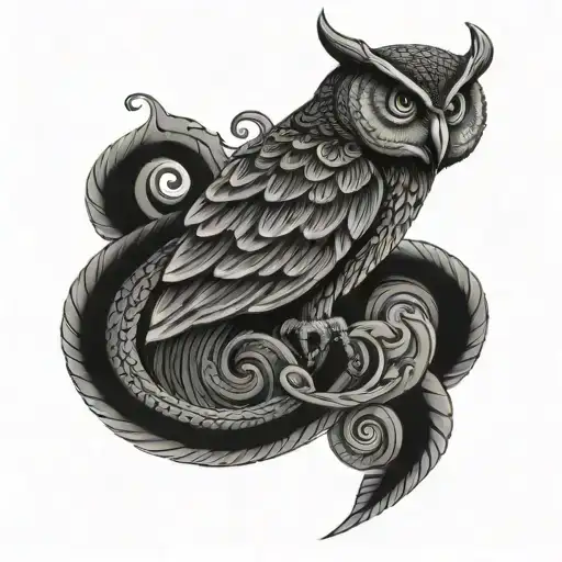 Serpent And Owl