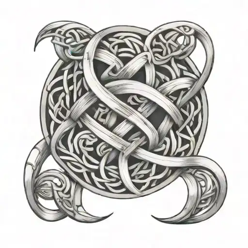Celtic Mother And Child Knot