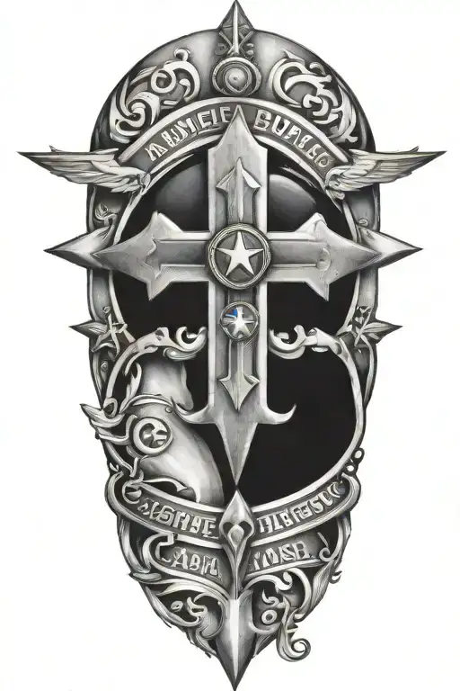 Realistic Ambulance Star Cross