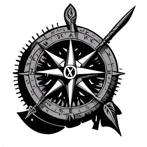 Egyptian Viking Compass