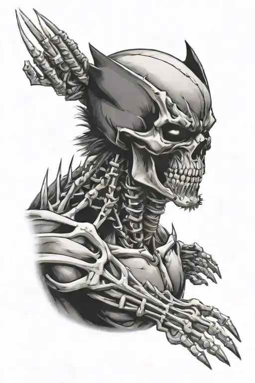 Wolverine Skeleton