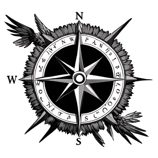 Compass Rose Cardinal