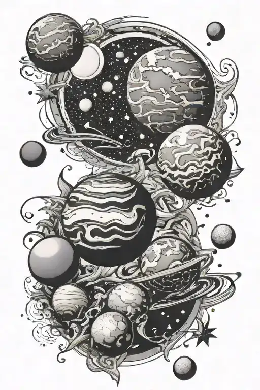 Planets Stars Sun Earth