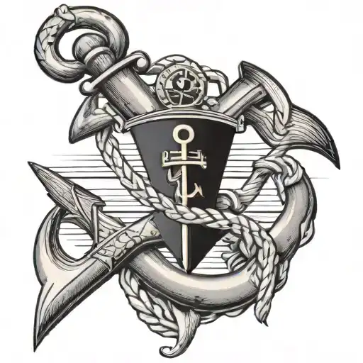 Navy With Anchor