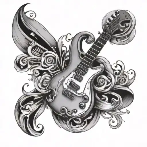 Music Inspired Tattoo Design