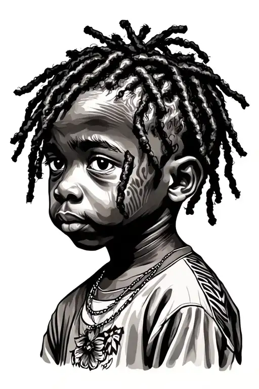 Little Boy With Dreadlocks