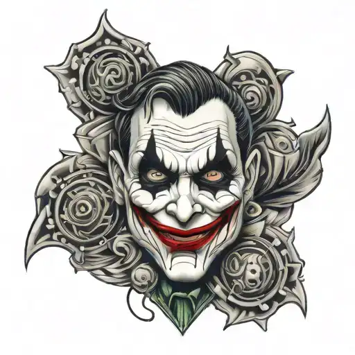 Joker Card With Flush