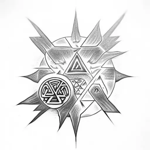 Runes Dark Magic I Already Have The Dark Mark On My Inner Forearm And An Aztec Sun On The Deltoid