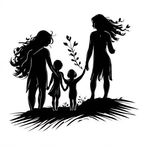 Line Tatoo That Can Represent Family