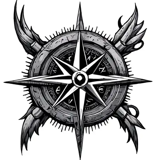 Northern Viking Compass