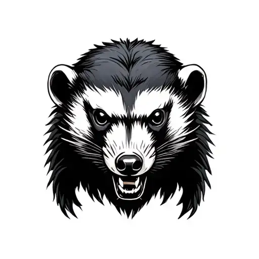 Honey Badger Shooting And M240 Black And White