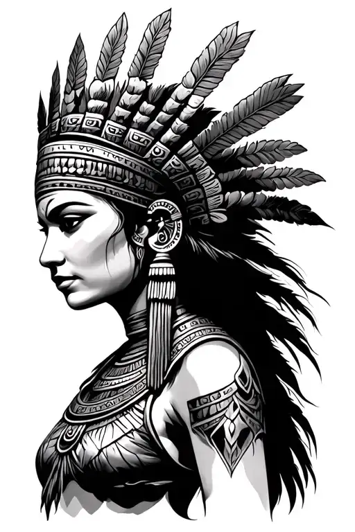 Mayan Warrior Princess