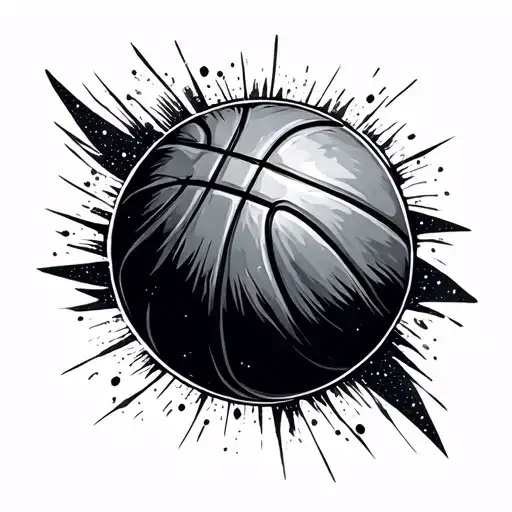 Basketball And Galaxy