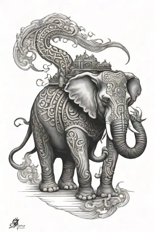Elephant Sak Yant
