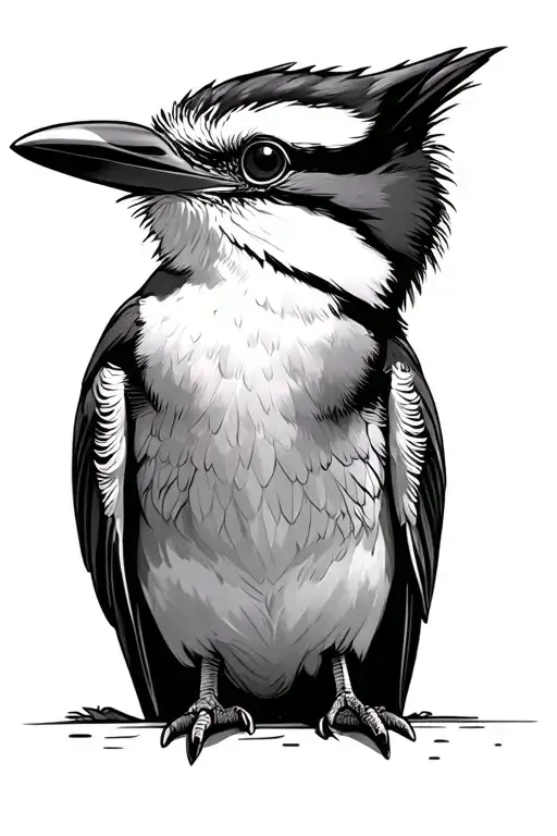 Kookaburra Sitting Alone