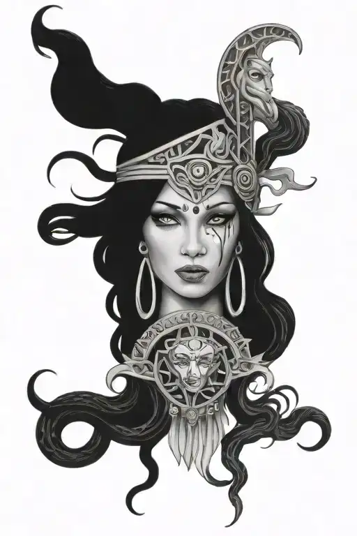 Medusa And Pocahontas