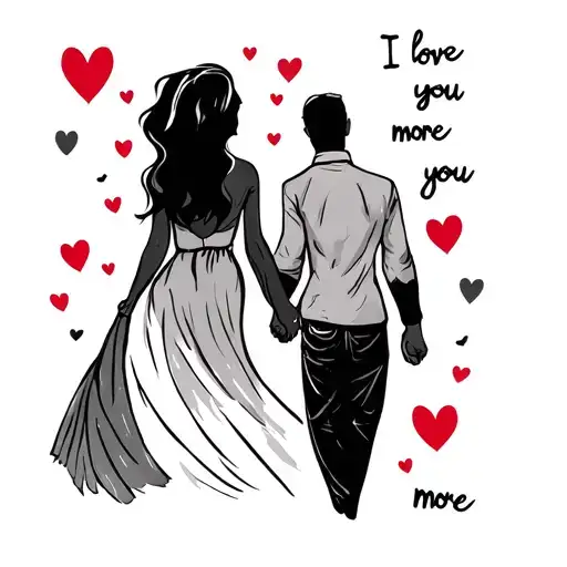 I Love You More Passing Husband Holding Hands