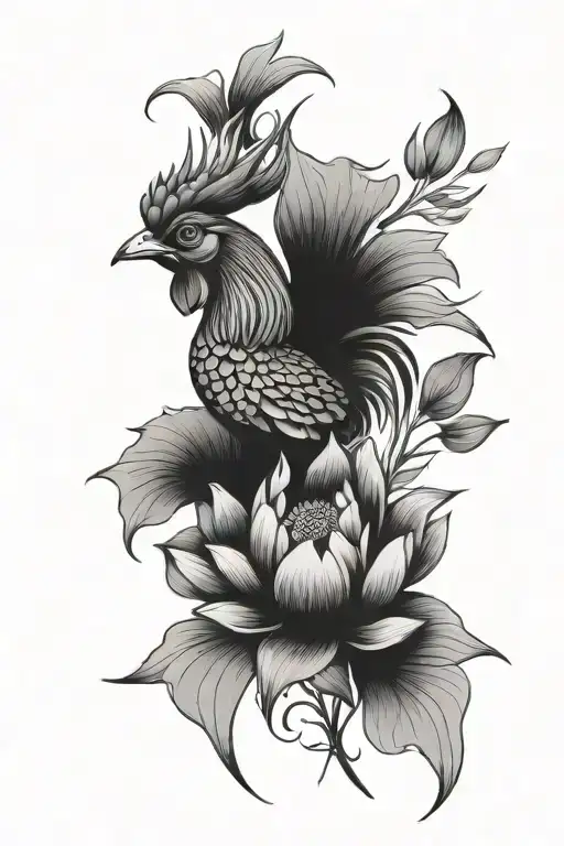 Lotus Rooster Botanical