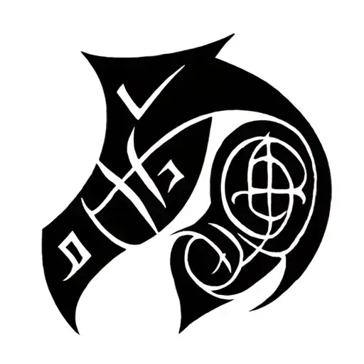 In Nordic Runes The Names Luke And Leya