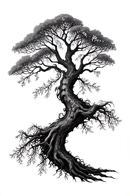 Willow Tree A Placed On The Spine